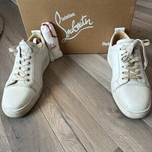 authentic Christian Louboutin Louis Junior Flat Calf 42
